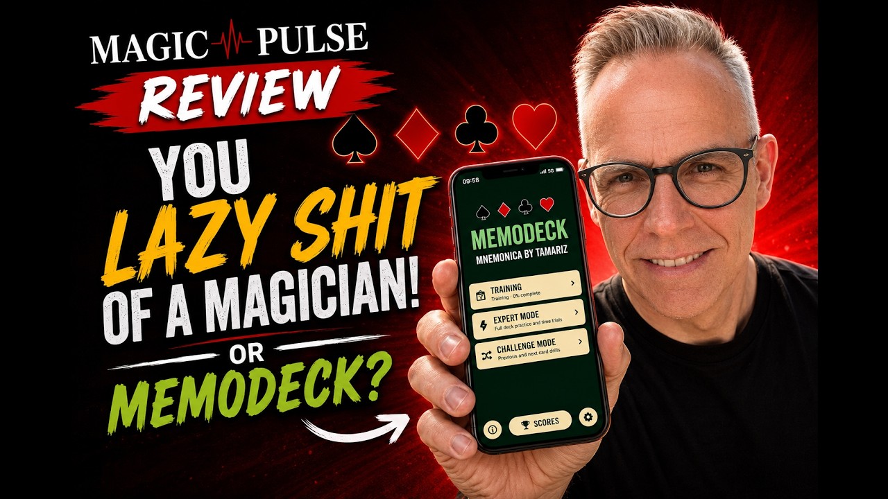 Rune Carlsen presenting MemoDeck in the Magic Pulse review video